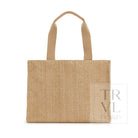 Luxe Bali Straw Tote - Oasis Cane Sand *On Special Cane Straw Sand