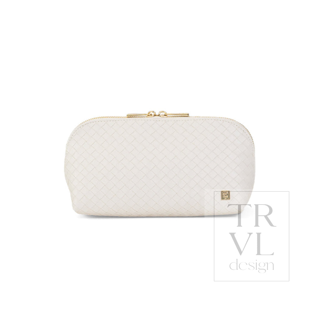 LUXE DUO CASE - WOVEN SAND - Cosmetic & Toiletry Bags