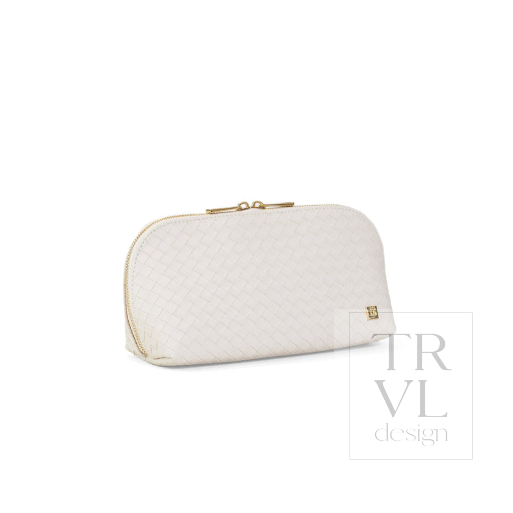 LUXE DUO CASE - WOVEN SAND - Cosmetic & Toiletry Bags