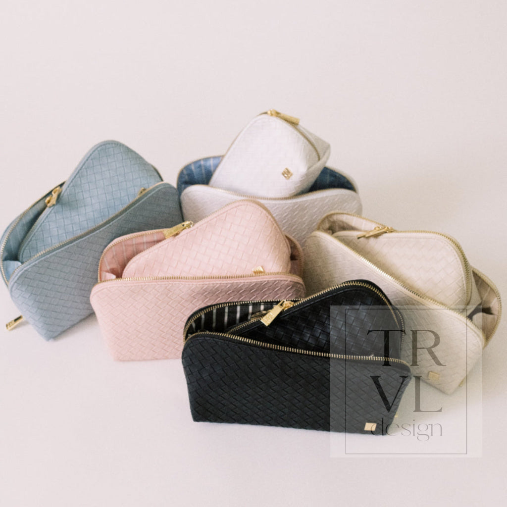 LUXE DUO CASE - WOVEN SHELL - Cosmetic & Toiletry Bags