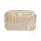 LUXE GLOSS OVERLAY XL GLAM + GO GLAM COASTAL SET - SAND STRIPE - Cosmetic & Toiletry Bags