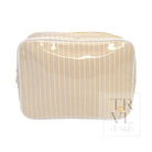 LUXE GLOSS OVERLAY XL GLAM + GO GLAM COASTAL SET - SAND STRIPE - Cosmetic & Toiletry Bags