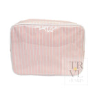 LUXE GLOSS OVERLAY XL GLAM + GO GLAM COASTAL SET - SHELL STRIPE - Cosmetic & Toiletry Bags