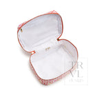 Luxe Gloss Top Handle - Red Coral Cosmetic & Toiletry Bags