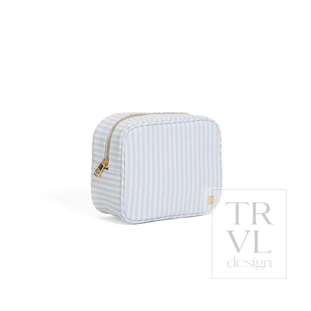 LUXE GLOW BAG - PIMLICO STRIPE BLUE