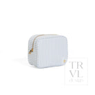 LUXE GLOW BAG - PIMLICO STRIPE BLUE