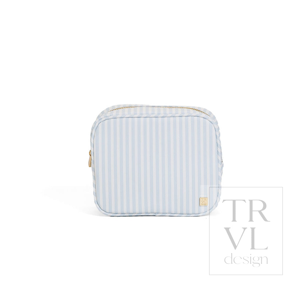 LUXE GLOW BAG - PIMLICO STRIPE BLUE