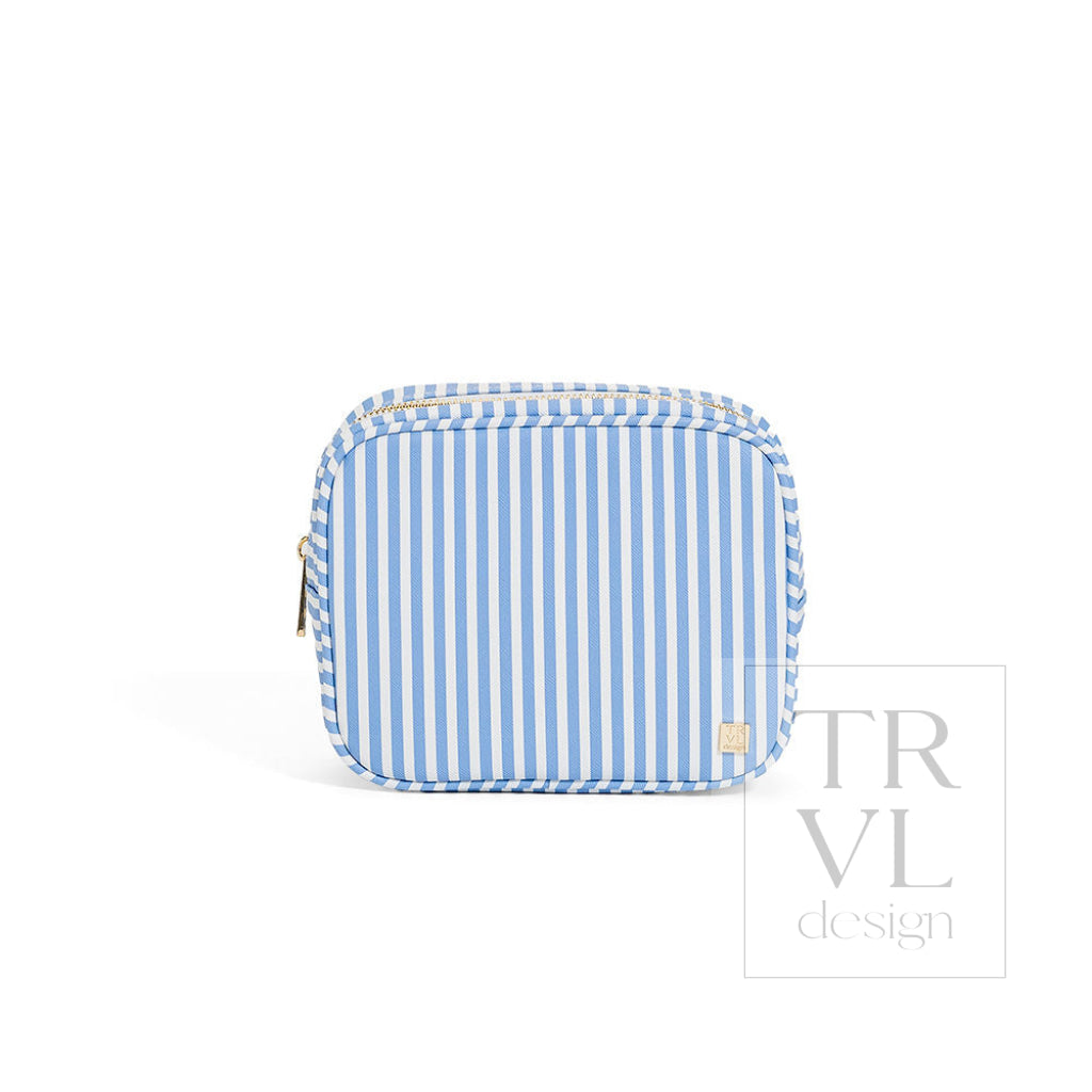 LUXE GLOW BAG - PIMLICO STRIPE CHAMBRAY