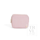 LUXE GLOW BAG - PIMLICO STRIPE DUSTY ROSE