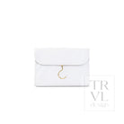 LUXE Hanging Toiletry Case - WOVEN BLANC - Cosmetic & Toiletry Bags