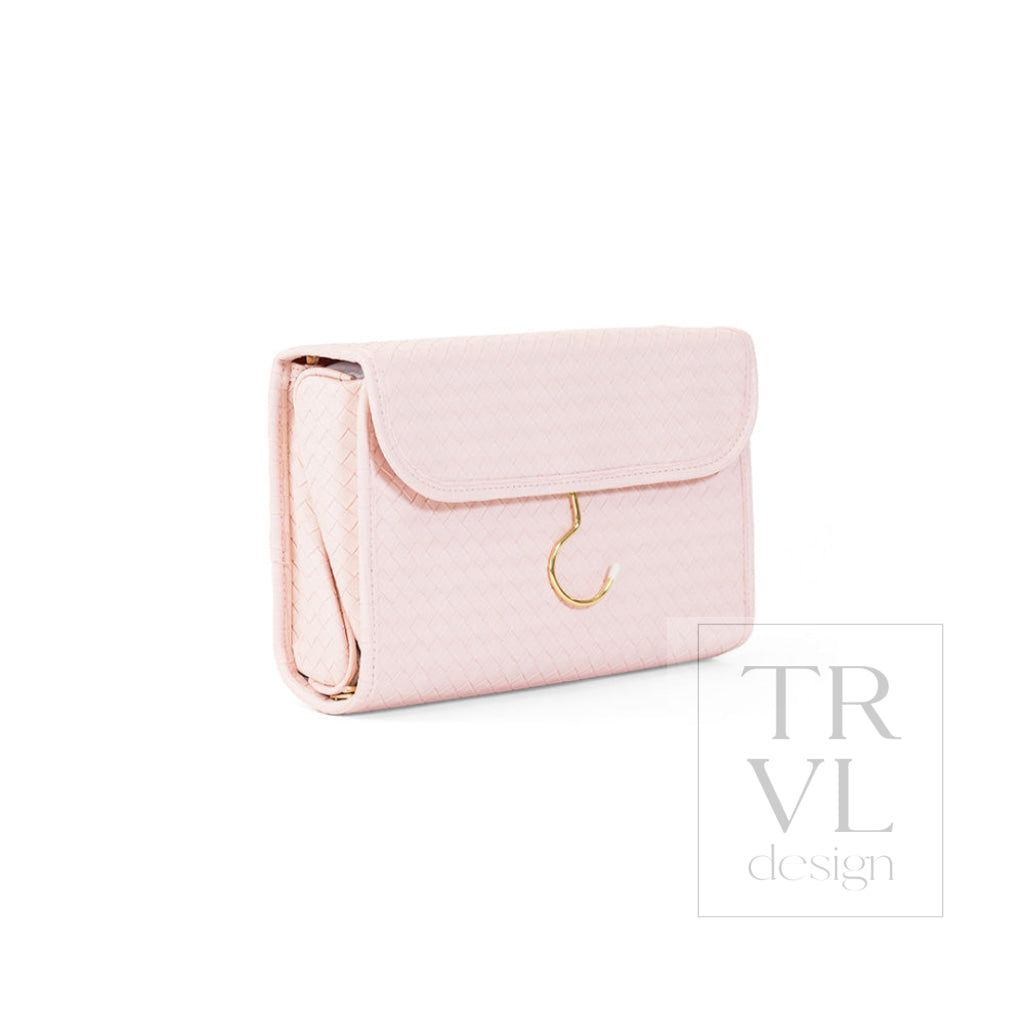 LUXE Hanging Toiletry Case - WOVEN SHELL - Cosmetic & Toiletry Bags