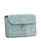 LUXE Hanging Toiletry HAMPTONS FLORAL with Chambray Pinstripe Liner - Cosmetic & Toiletry Bags