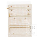 LUXE JEWELRY WALLET - WOVEN SAND - Jewelry Holders