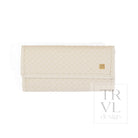 LUXE JEWELRY WALLET - WOVEN SAND - Jewelry Holders