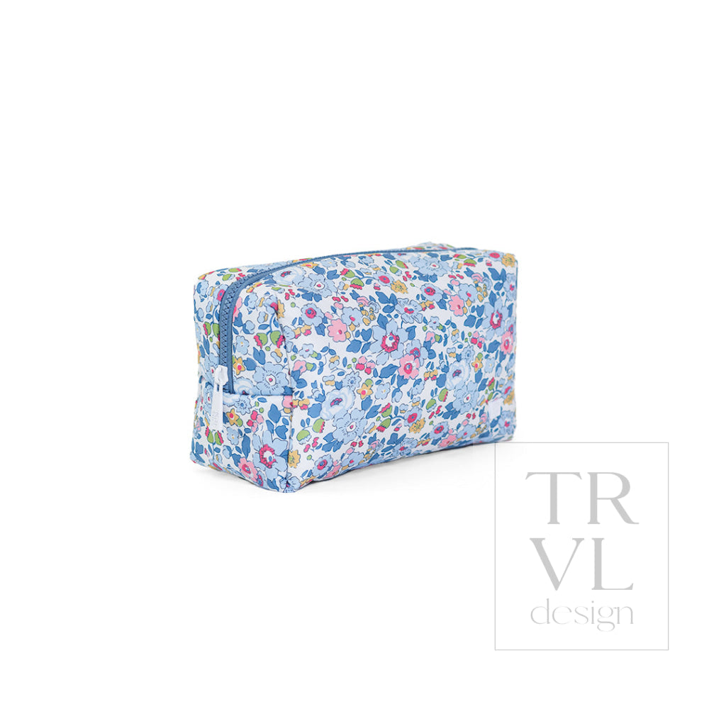 LUXE PUFFER COSMETIC BAG - BRIDGEHAMPTON FLORAL - Cosmetic & Toiletry Bags