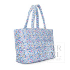 LUXE PUFFER TOTE BAG - BRIDGEHAMPTON FLORAL - Tote Bags