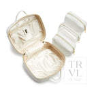 LUXE TRVL 2 Cosmetic Toiletry Case - WOVEN BRIDAL WHITE - Cosmetic & Toiletry Bags