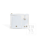 LUXE TRVL 3PC SET - PIMLICO STRIPE BLUE - Travel Pouches
