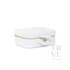 LUXE TRVL2 Cosmetic Toiletry Case - WOVEN BLANC - Cosmetic & Toiletry Bags