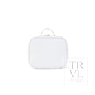 LUXE TRVL2 Cosmetic Toiletry Case - WOVEN BLANC - Cosmetic & Toiletry Bags