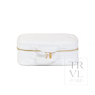 LUXE TRVL2 Cosmetic Toiletry Case - WOVEN BLANC - Cosmetic & Toiletry Bags