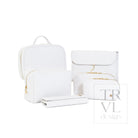 LUXE TRVL2 Cosmetic Toiletry Case - WOVEN BLANC - Cosmetic & Toiletry Bags
