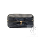 LUXE TRVL2 Cosmetic Toiletry Case - WOVEN JET - Cosmetic & Toiletry Bags