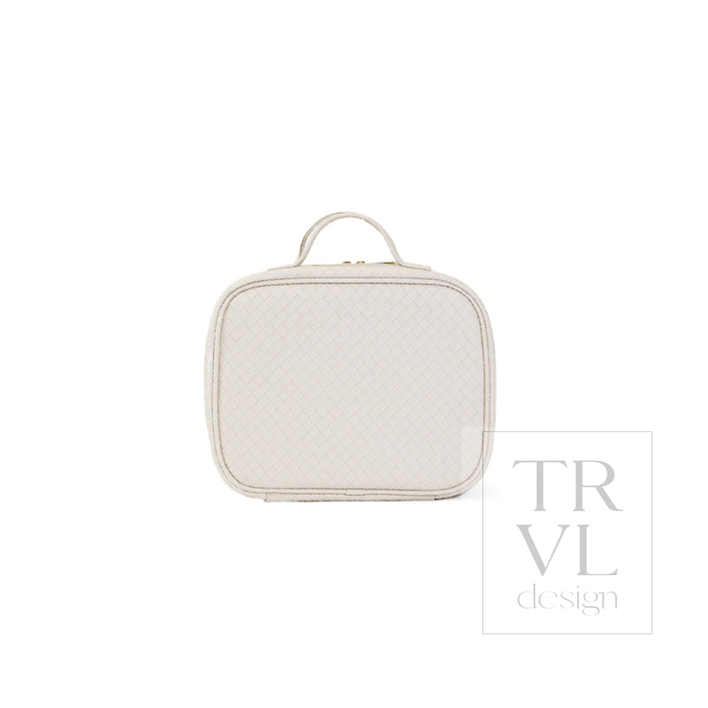 LUXE TRVL2 Cosmetic Toiletry Case - WOVEN SAND - Cosmetic & Toiletry Bags
