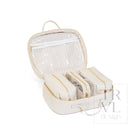 LUXE TRVL2 Cosmetic Toiletry Case - WOVEN SAND - Cosmetic & Toiletry Bags
