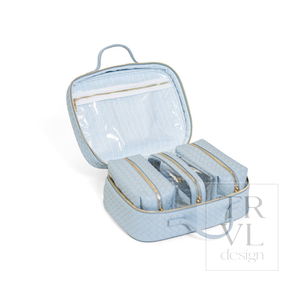 LUXE TRVL2 Cosmetic Toiletry Case - WOVEN SURF - Cosmetic & Toiletry Bags