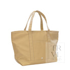 MAXI TOTE - COATED CANVAS Large KHAKI - Tote Bags