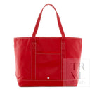 Maxi Tote - Coated Canvas Large Red *New!