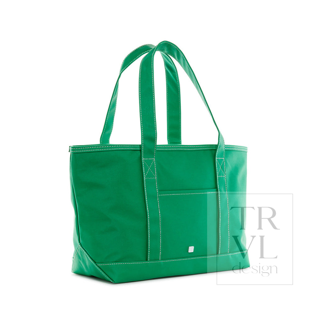 Medium Tote - Midi Coated Kelly Green *New!