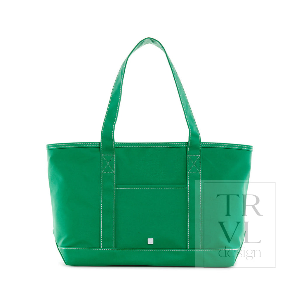 Medium Tote - Midi Coated Kelly Green *New!