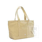 MEDIUM TOTE - COATED CANVAS KHAKI - Tote Bags