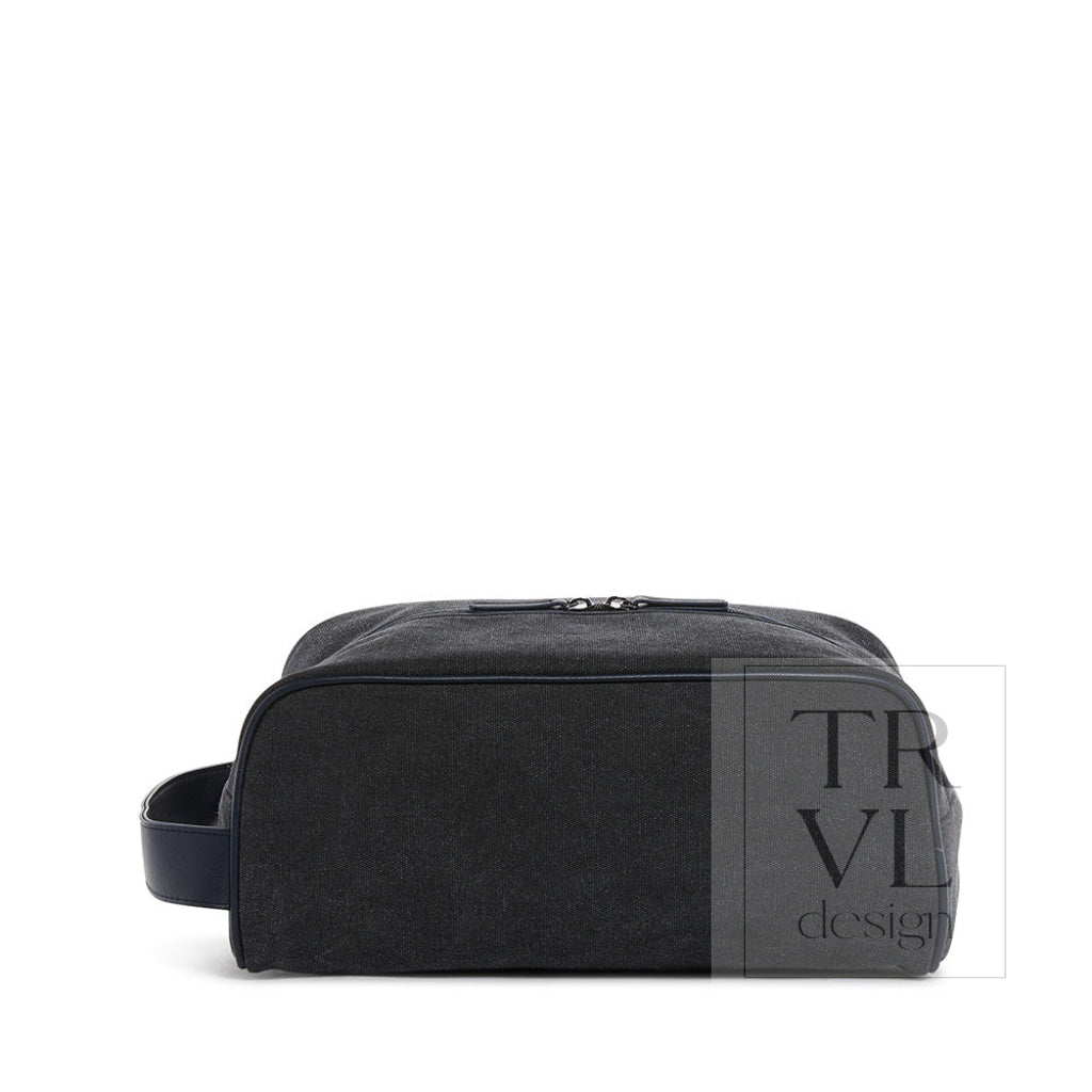 Men’s Shoe Bag - Coated Canvas Indigo *New!