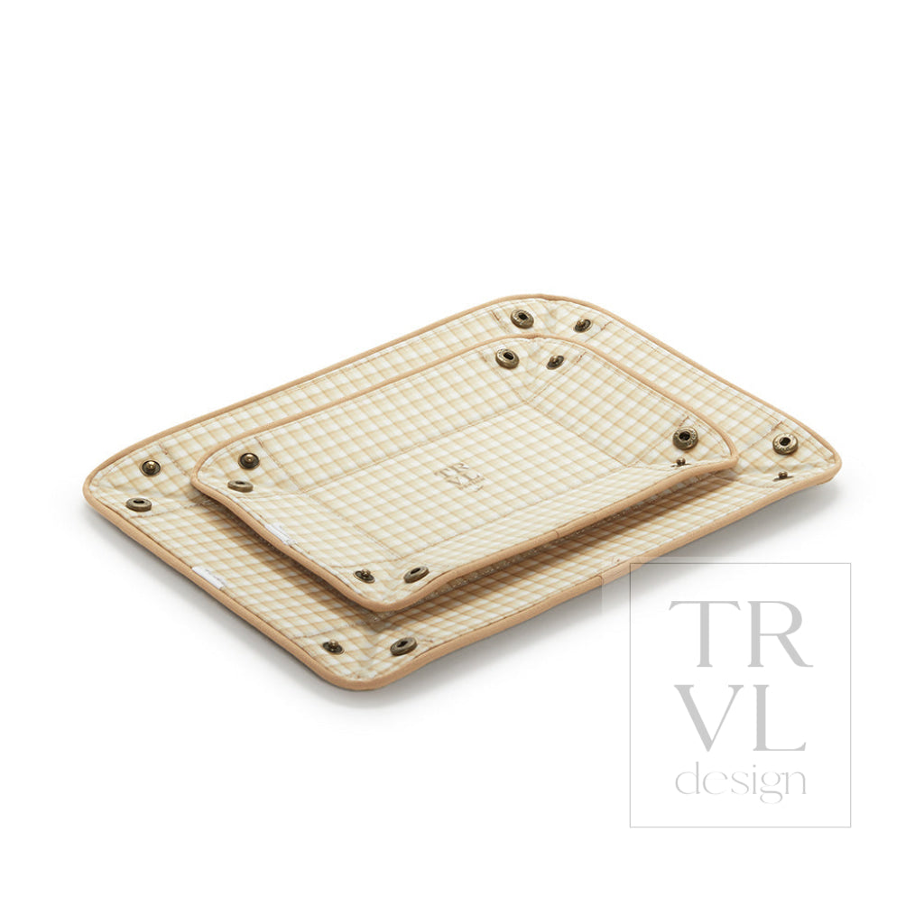 Men’s Tray Set - Coated Canvas Hay *New!