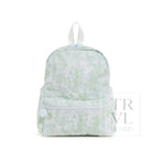 Mini Backer - Bunny Toile Green Backpack Backpacks