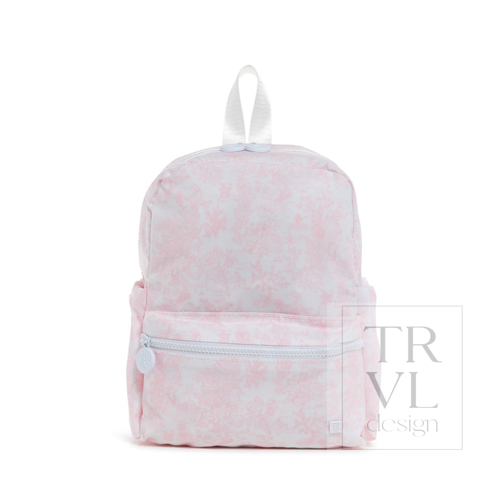 Mini Backer - Bunny Toile Pink Backpack Backpacks