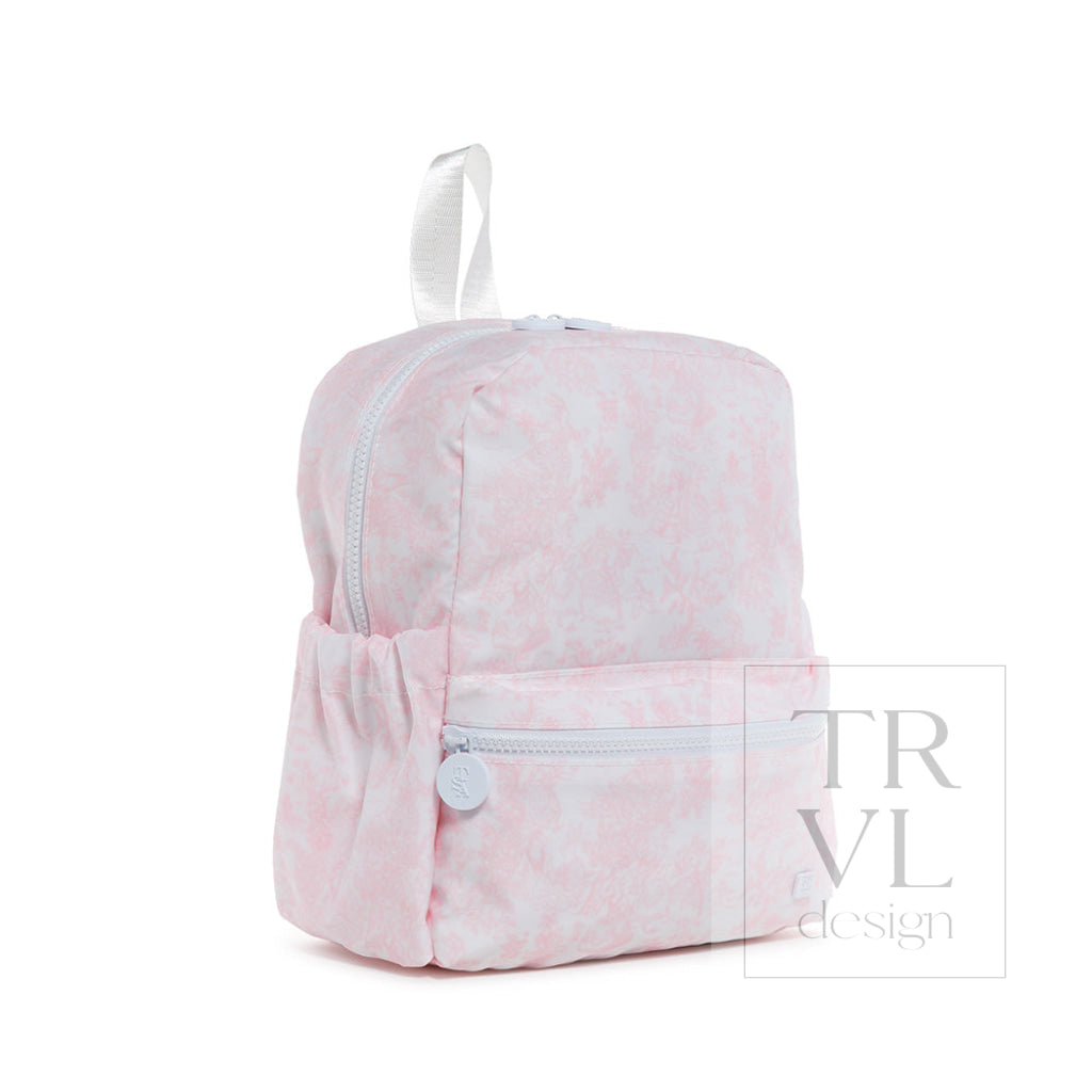 Mini Backer - Bunny Toile Pink Backpack Backpacks