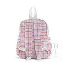 Mini Backer - Classic Plaid Red Backpack *New!
