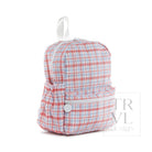 Mini Backer - Classic Plaid Red Backpack *New!