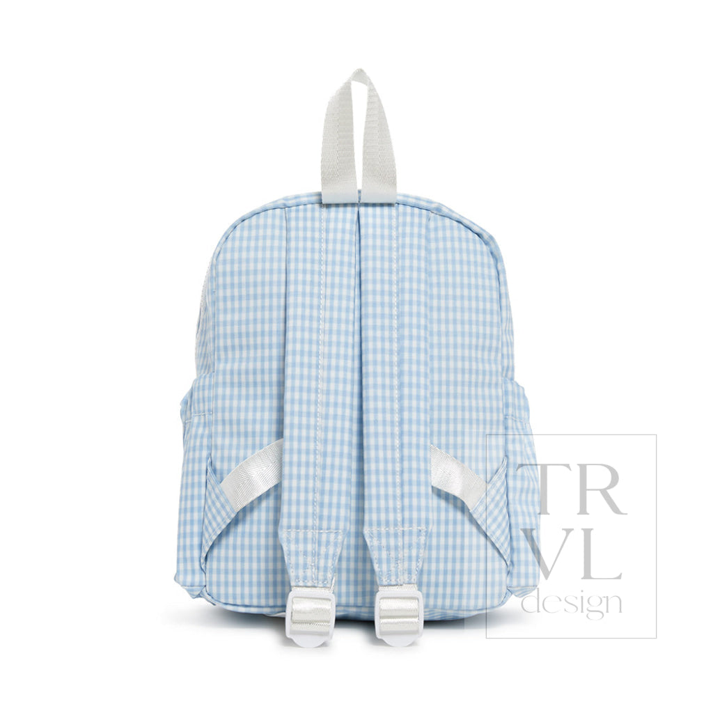 Mini Backer - Gingham Mist Backpacks