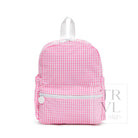 Mini Backer - Gingham Pink *Backorder 12/1 Backpacks