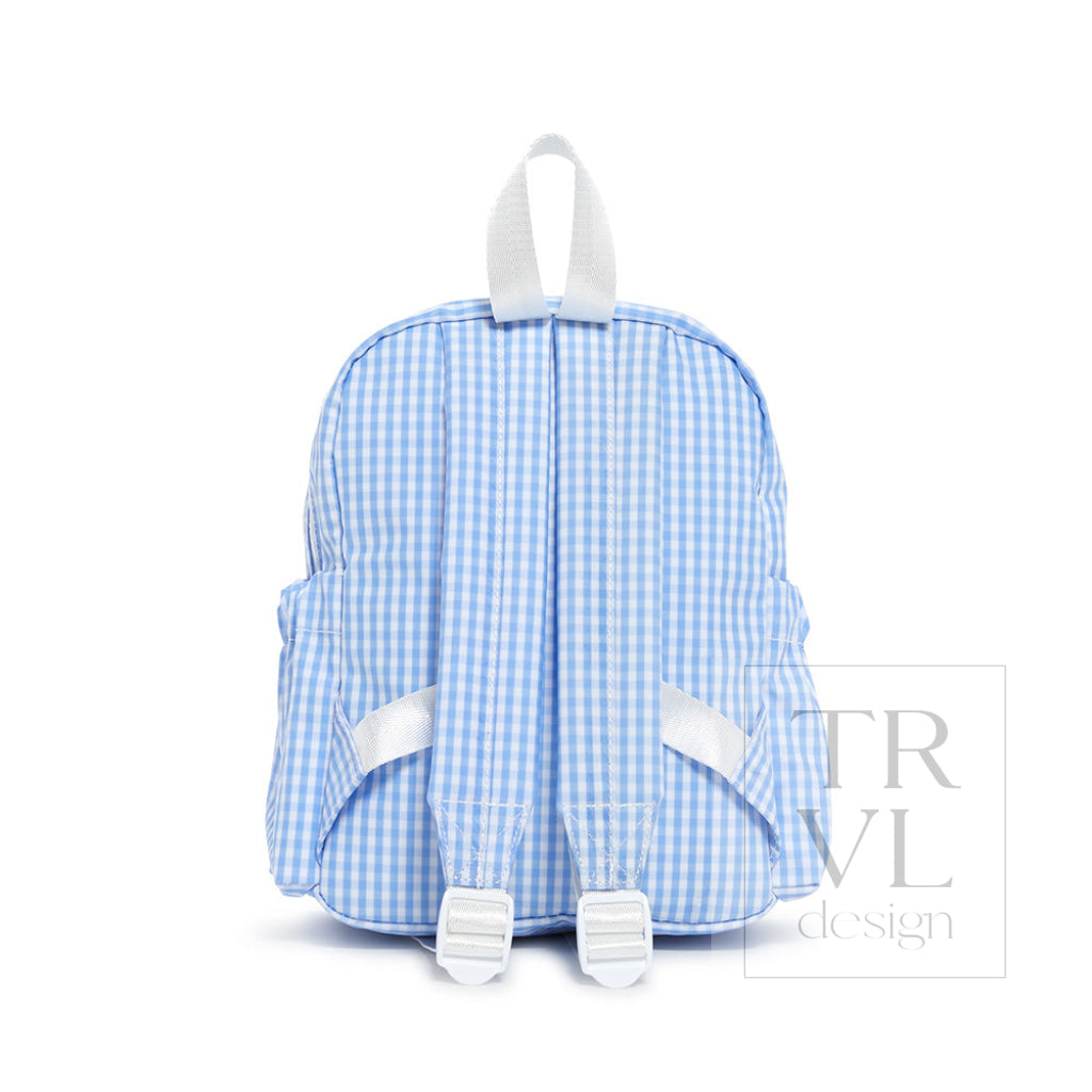 Mini Backer - Gingham Sky Backpacks