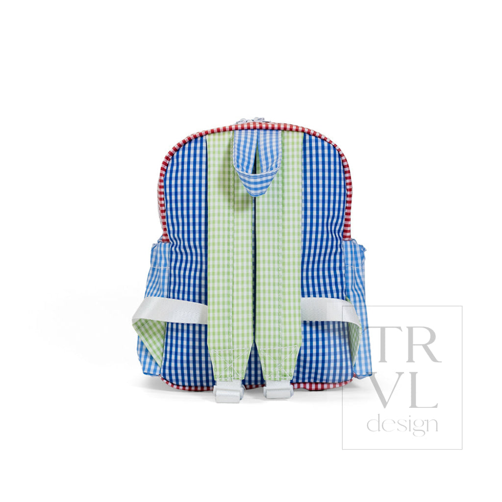 MINI BACKER - PATCH BLUE - Backpacks