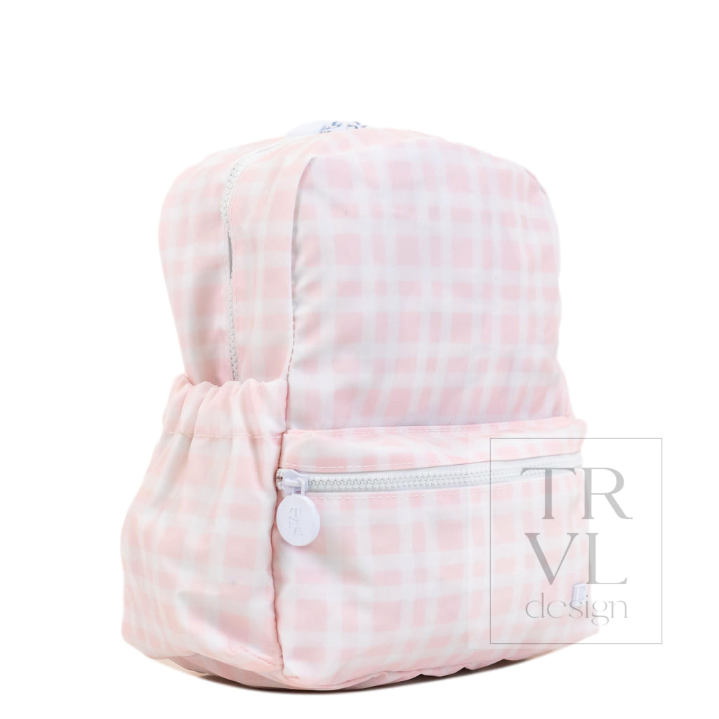 MINI BACKER - PIMLICO PLAID PINK Backpack - Backpacks