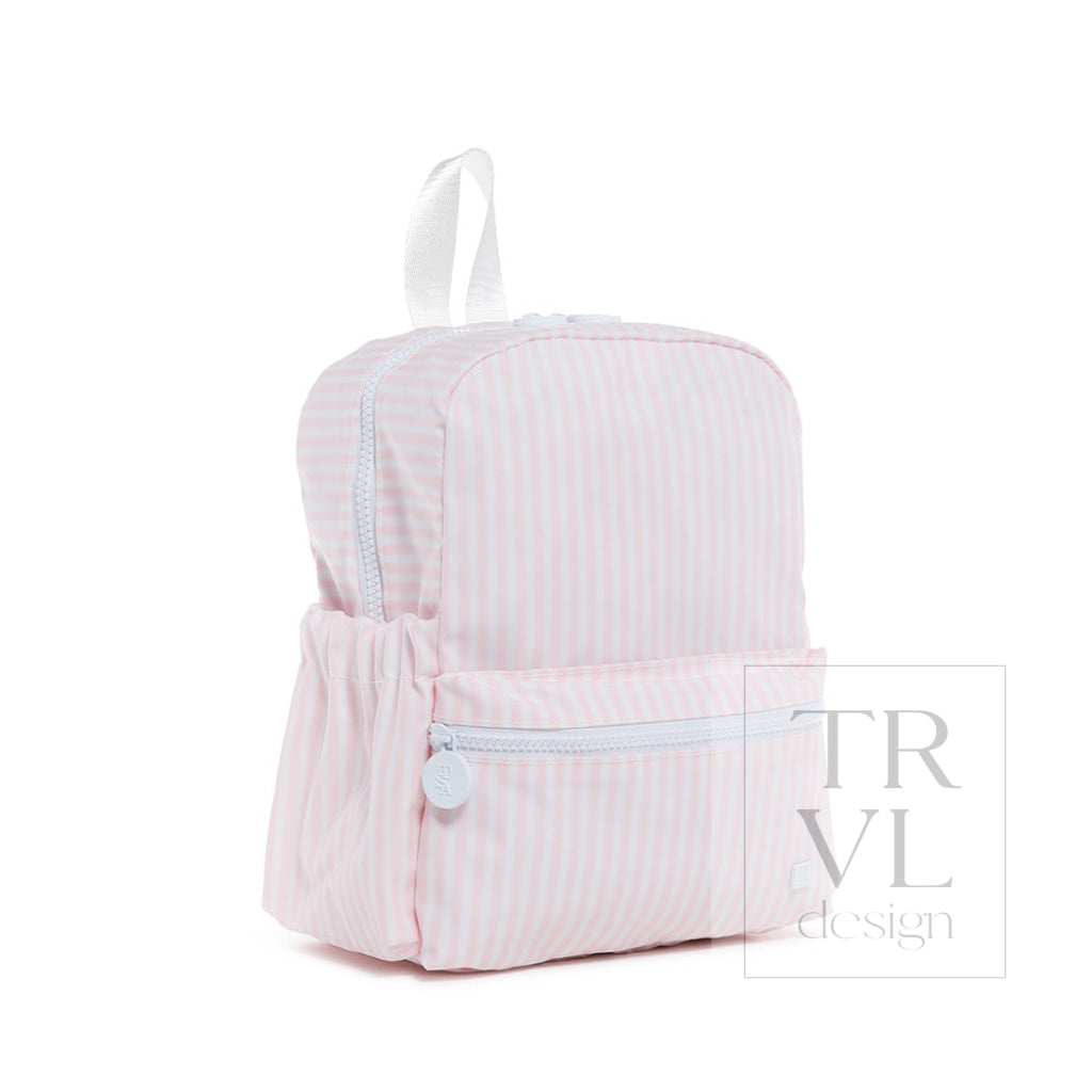 Mini Backer - Pimlico Stripe Pink Backpack *New! Backpacks