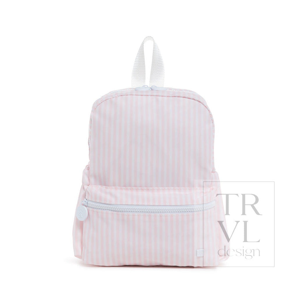 Mini Backer - Pimlico Stripe Pink Backpack *New! Backpacks