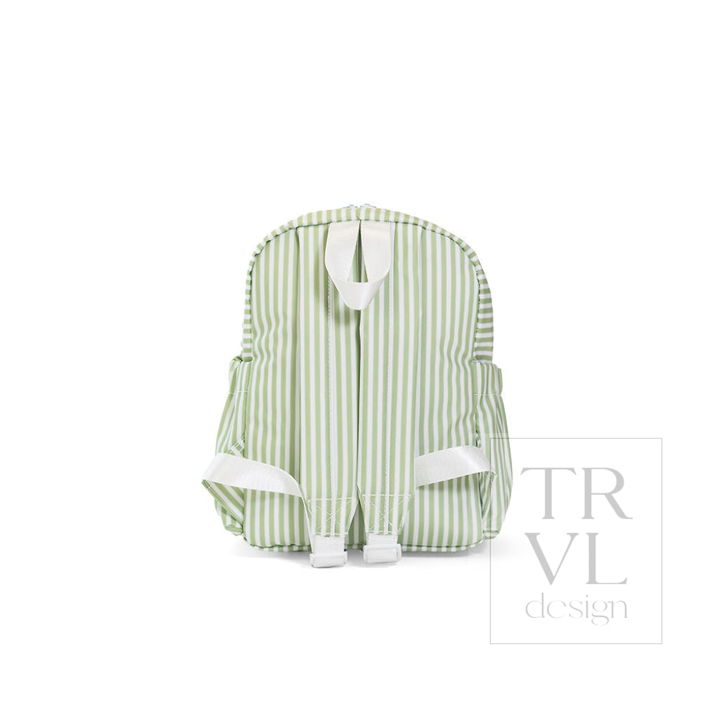 MINI BACKER - PIMLICO STRIPE SAGE Backpack - Backpacks